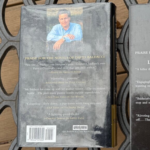 David Baldacci Hardback Book Bundle – Split Second & Last Man Standing - Picture 2 of 12